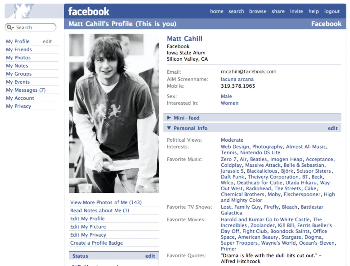 Facebook Early 2000s - Web 2.0 Interactive Era Begins